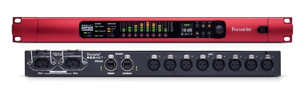 Focusrite RedNet MP8R Ses Kartı