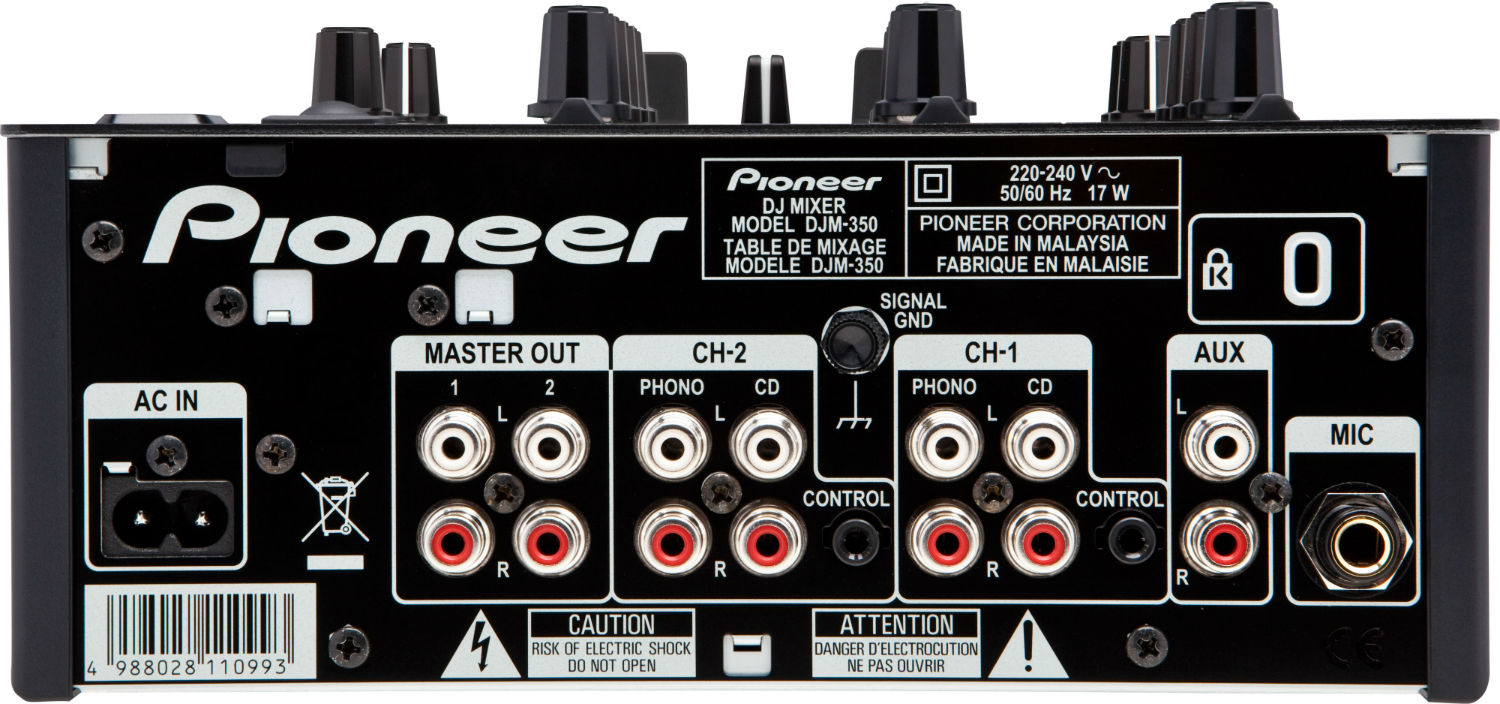 Pioneer DJM-350 2 Kanal Efektli Dj Mixeri 