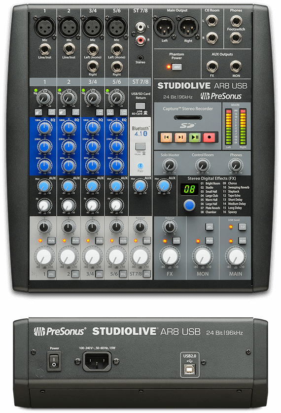 PreSonus StudioLive AR12 USB Mikser