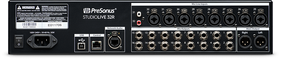 PreSonus StudioLive 32R Digital Mixer