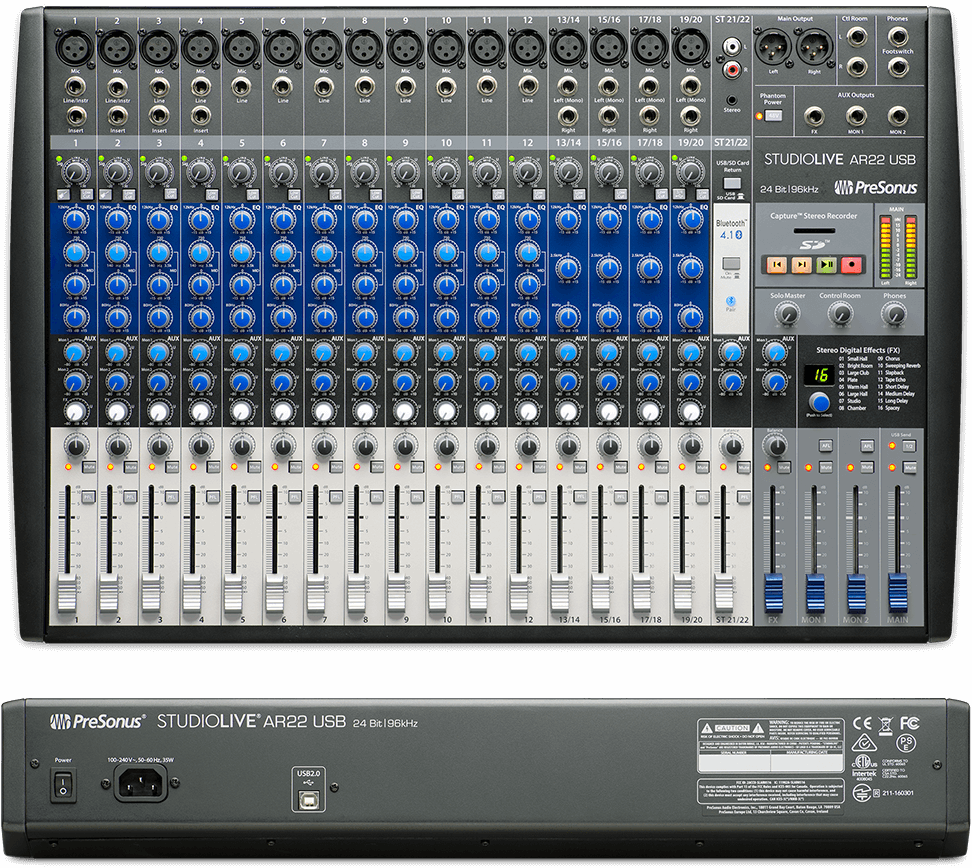 PreSonus StudioLive AR22 USB Mikser