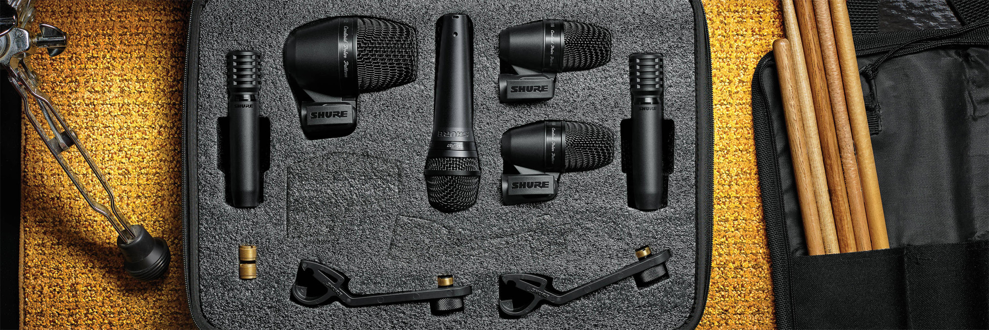 Shure Davul Mikrofon Kiti 6 - Genişletilmiş Paket
