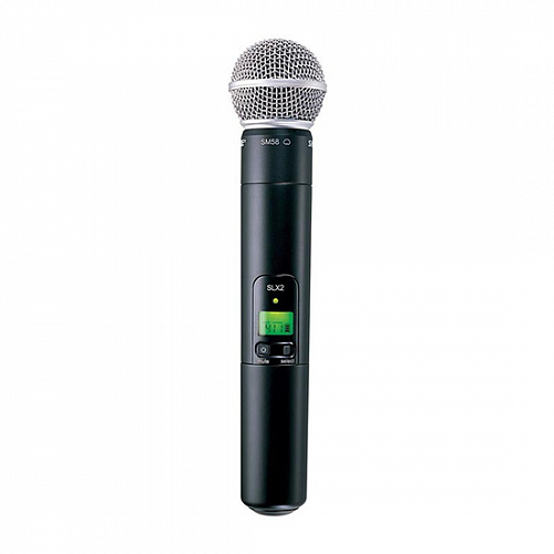 Shure SLX24 / SM58 Tek El Telsiz Kablosuz Mikrofon 