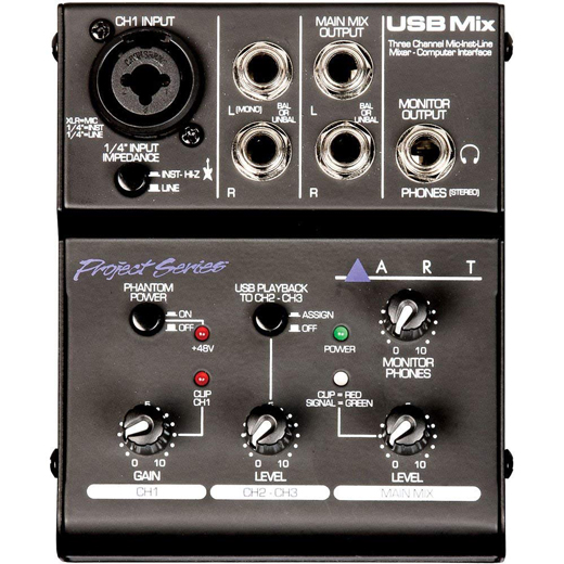 Art USB Mix Mixer Ve Ses Arabirimi