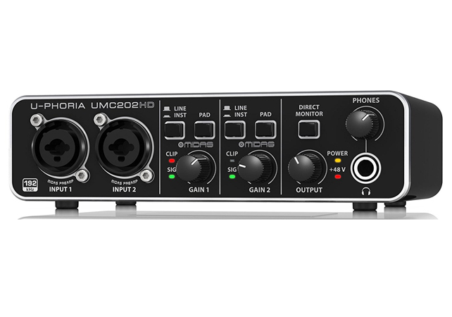 Behringer U-Phoria UMC202HD 2 Kanal USB Ses Kartı