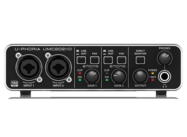 Behringer U-Phoria UMC202HD 2 Kanal USB Ses Kartı