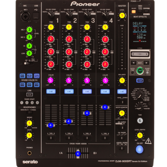 Pioneer DJM 900SRT 4 Kanal Dj