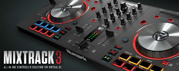 Numark MixTrack 3 Virtual DJ Controller