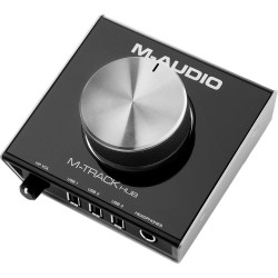 M-Audio M-Track HUB 3 portlu USB monitoring Dinleme Arabirimi