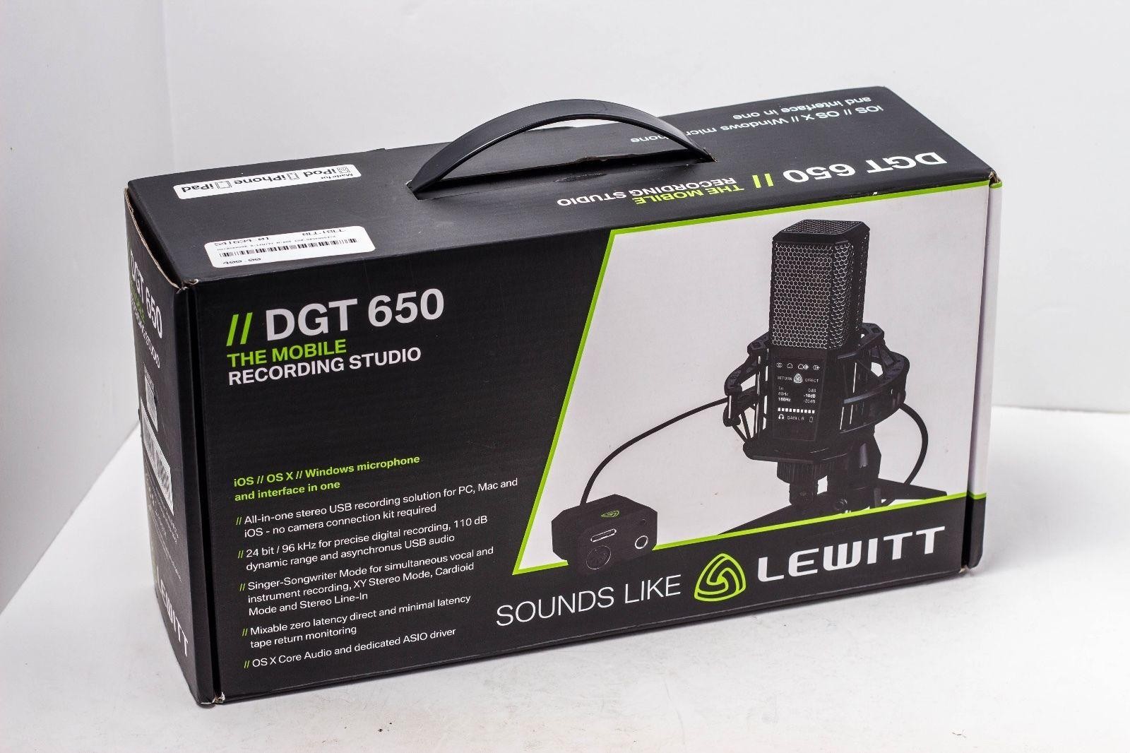 Lewitt DGT 650 USB Microphone 3