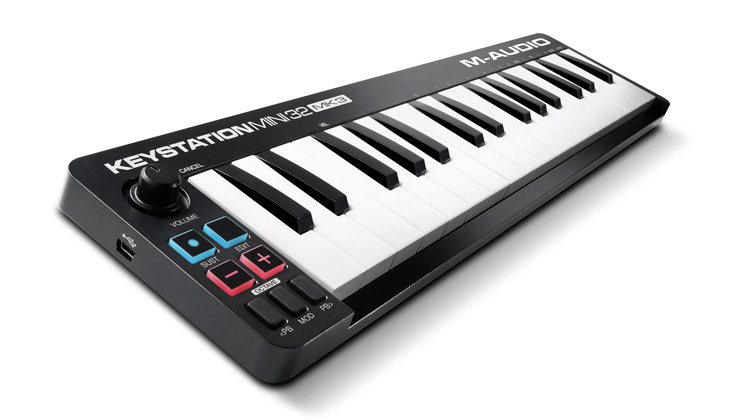 M-Audio Keystation Mini 32,mk3 32 Tuş Ultra Hafif USB MIDI Klavye