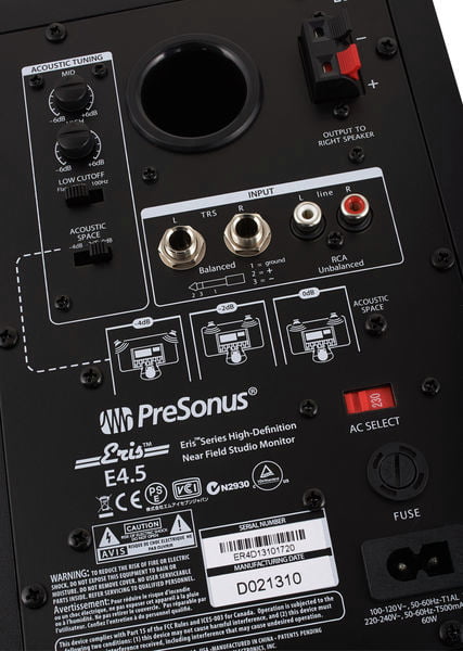 PRESONUS Eris E4.5 - 2-yollu Aktif Stüdyo Monitör (Çift)