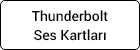 Thunderbolt Ses Kartları