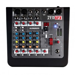 Allen & Heath - Allen & Heath ZED-6FX - 6 Kanal Efektli Analog Mikser