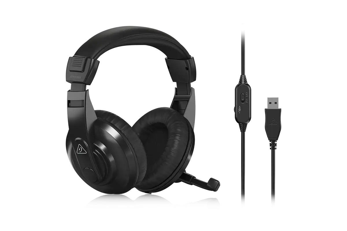 Behringer - Behringer HPM1100U Mikrofonlu USB Bağlantılı Stereo Kulaklık
