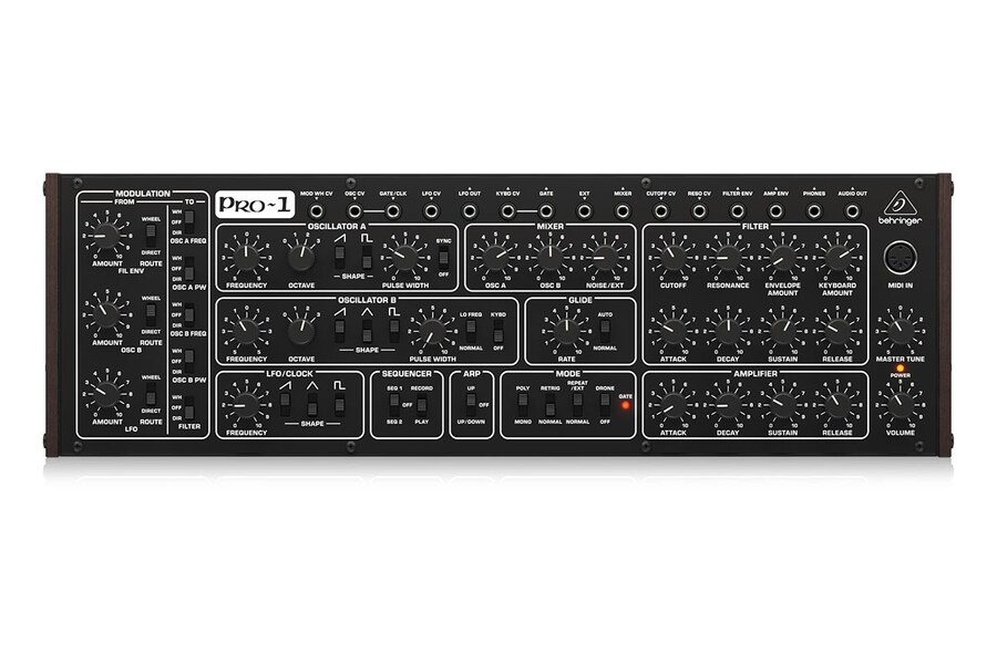  Behringer Pro-1 Yarı Modüler Analog Synthesizer