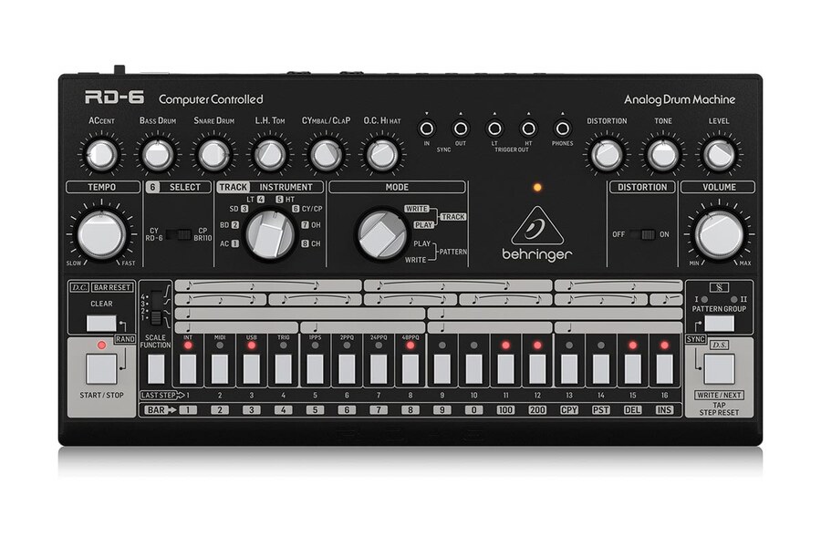  Behringer Rd6 Bk Drum Machine