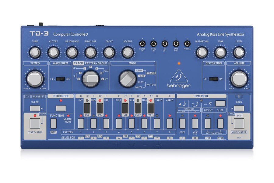  Behringer Td-3-bu Analog Synthesizer (mavi)