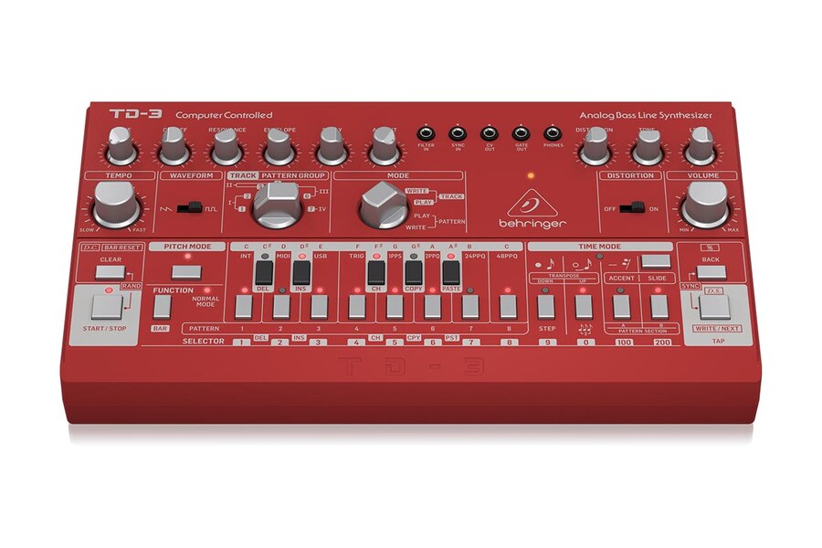  Behringer Td-3-rd Analog Synthesizer (kırmızı)