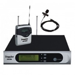 Doppler - Doppler DM-800B Çift Anten Tek Yaka Telsiz Mikrofon