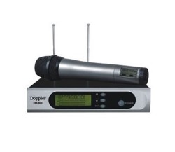 Doppler - Doppler DM-800H Çift Anten Tek El Telsiz Mikrofon