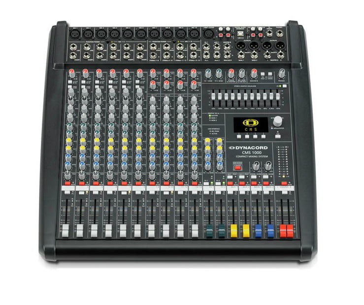 >Dynacord CMS1000-3 10 Kanal 6 Aux Ekolayzerli Efektli Analog Mikser