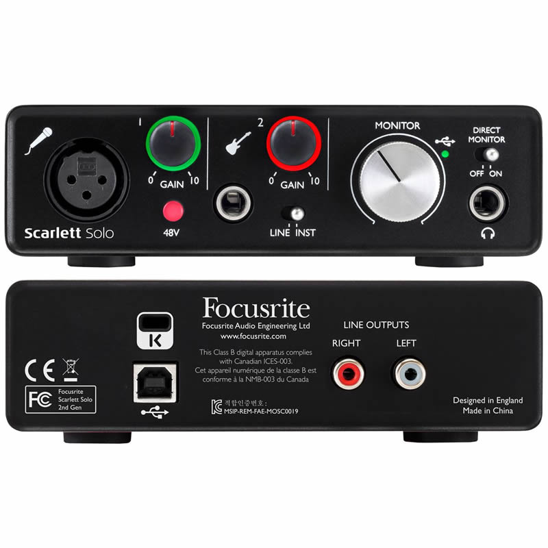 Музторг звуковая карта focusrite