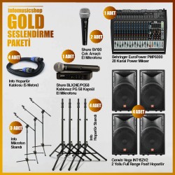 InfoMusic Ses Paketleri - infomusicshop - Gold Ses Sistemi Paketi