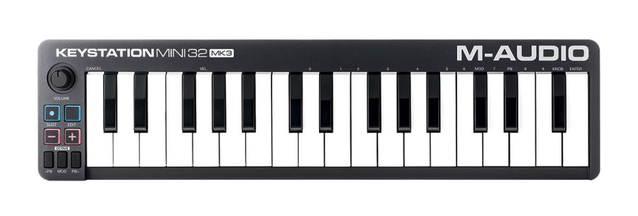 M-audio Keystation Mini 32 Mk3 , 32 Tuş Ultra Hafif Usb Mıdı Klavye