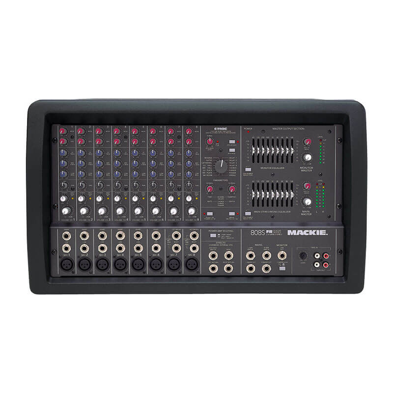>Mackie 808 S 8 Kanal 2 x 600 Watt Amfili Küp Mikser