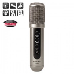 MXL Microphones - MXL USB 009 24bit Usb Kulaklık Çıkışı ve Kazanç Ayarı