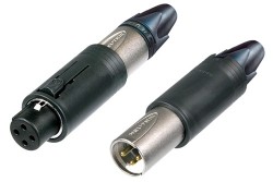 Neutrik - NC3FM-C Neutrik Unisex Kablo Tipi Dişi-Erkek XLR Fiş