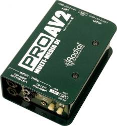 Radial Engineering - Radial Engineering - ProAV2 Stereo Multimedia D.I Box