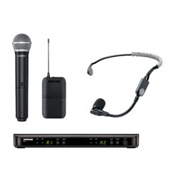 Shure - Shure BLX1288E/SM35 Kablosuz İkili EL ve Headset Mikrofon seti