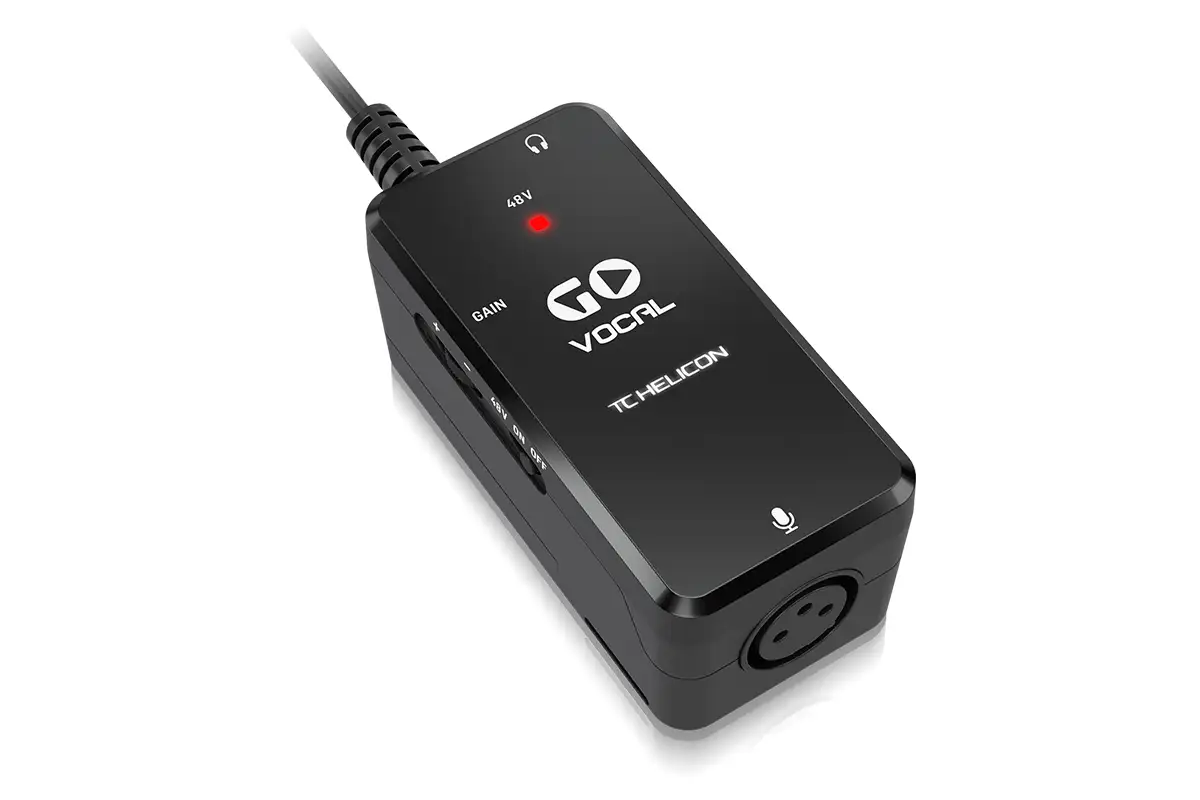 TC Helicon Go Vocal Mikrofon Preamp Mobil Cihazlar İçin - Thumbnail